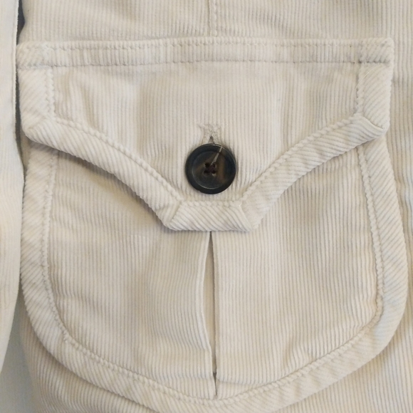 Gap streatch cream cordoroy sz 2 women's jacket - Picture 6 of 8